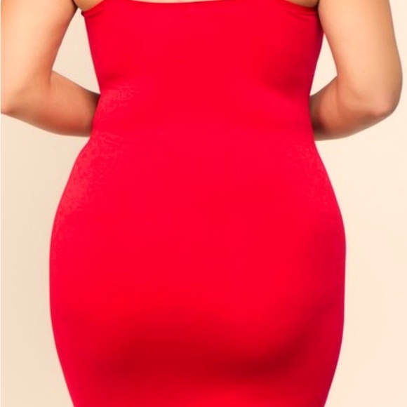 2X Red seamless long cami - Picture 3 of 3